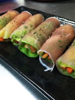 簡単前菜!生ハムのサラダ巻き-レシピのメイン写真