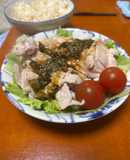 姉の家メシ・鶏もも肉のよだれ鶏