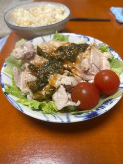 姉の家メシ・鶏もも肉のよだれ鶏-レシピのメイン写真