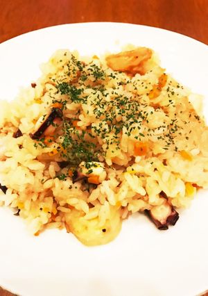 炊飯器でシーフードピラフ-レシピのメイン写真