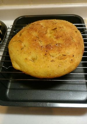 ご飯パン生地でアレンジフォカッチャ？!-レシピのメイン写真