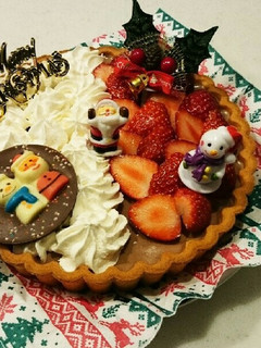 簡単!チョコクリスマスタルト-レシピのメイン写真