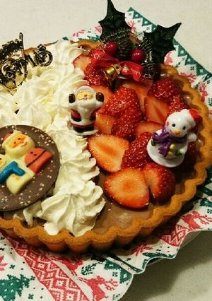 簡単！チョコクリスマスタルト-レシピのメイン写真