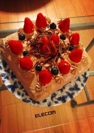 スクエアチョコレートケーキ-レシピのメイン写真