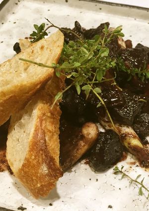 鹿肉と赤ワインのソース和え-レシピのメイン写真