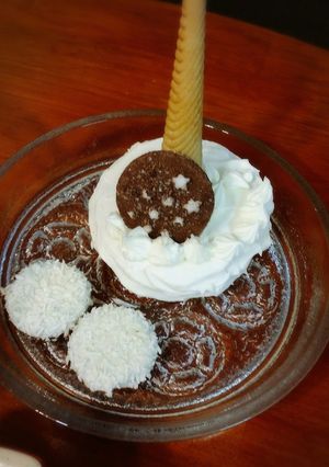 サンタと雪ダルマうもれてるーー！ケーキ☆-レシピのメイン写真