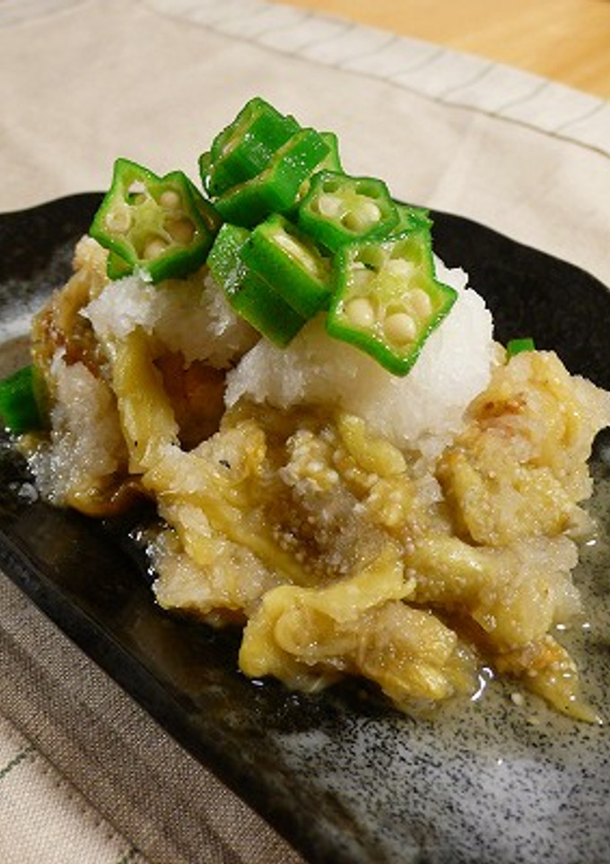 焼きナスのおろしあえ-レシピのメイン写真