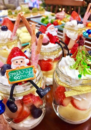 簡単激安楽しい子供が喜ぶクリスマスケーキ-レシピのメイン写真