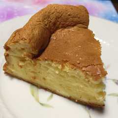 簡単スフレチーズケーキ-レシピのメイン写真