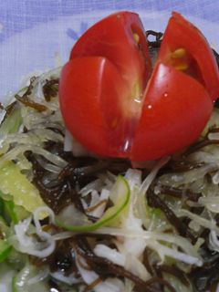 らっきょ酢で・・・酢の物~♪-レシピのメイン写真