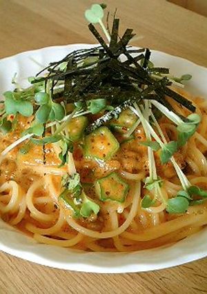 冷製!ふわとろぴりりパスタ-レシピのメイン写真