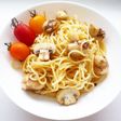 マッシュルームとアンチョビのパスタ