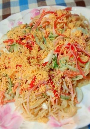 彩り野菜とかにかまの スパサラダ-レシピのメイン写真