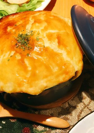 鮭とほうれん草のクリーミーポットパイ-レシピのメイン写真