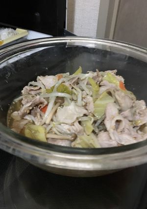 かんたん豚バラ蒸し野菜-レシピのメイン写真