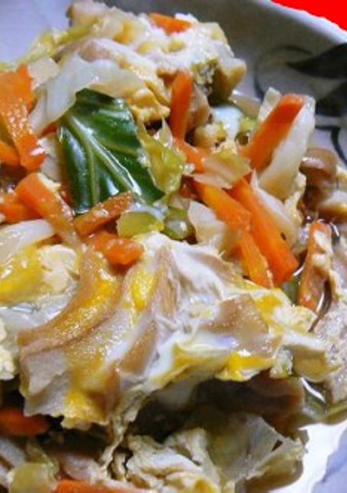 焼き麩の卵とじ-レシピのメイン写真
