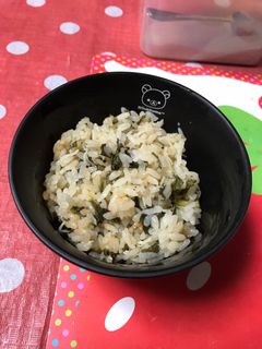 しらすと大根の葉の炊き込みご飯-レシピのメイン写真