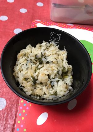 しらすと大根の葉の炊き込みご飯-レシピのメイン写真