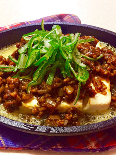 麻婆豆腐 スキレット レンジで簡単。-レシピのメイン写真