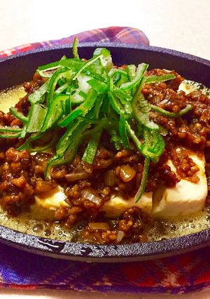 麻婆豆腐 スキレット レンジで簡単。-レシピのメイン写真
