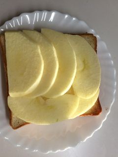 簡単 りんごトースト-レシピのメイン写真