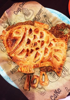 夫も大好き！超簡単カレーパイ（鯛の形で）-レシピのメイン写真