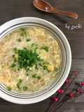 めんつゆで簡単！かきたまにゅうめん