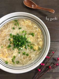 めんつゆで簡単!かきたまにゅうめん-レシピのメイン写真