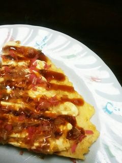 白菜でもとても美味しいお好み焼き-レシピのメイン写真