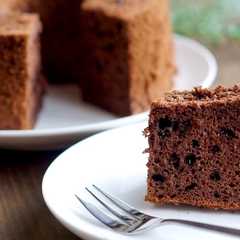 รูปของ ☆チョコたっぷりシフォンケーキ☆14㌢型