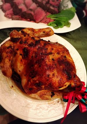 丸鳥で★ローストチキン♡-レシピのメイン写真