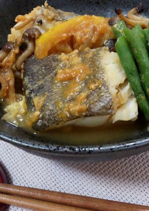 鱈の柚子味噌蒸しレンジにおまかせ-レシピのメイン写真
