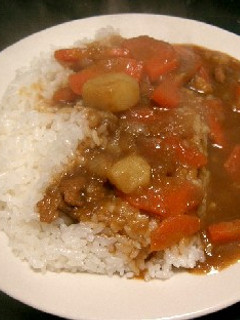ひとり暮らし男定番のカレーライス-レシピのメイン写真
