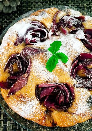 紫芋deローズケーキ-レシピのメイン写真