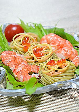 ベジ麺サラダでメリークリスマス～♪-レシピのメイン写真