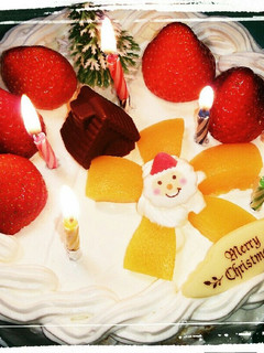簡単クリスマスケーキ-レシピのメイン写真