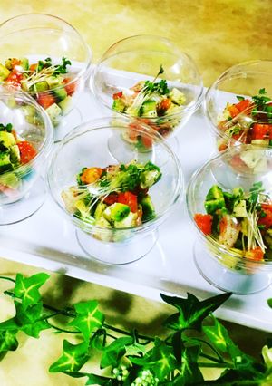 カップでカプレーゼ風-レシピのメイン写真