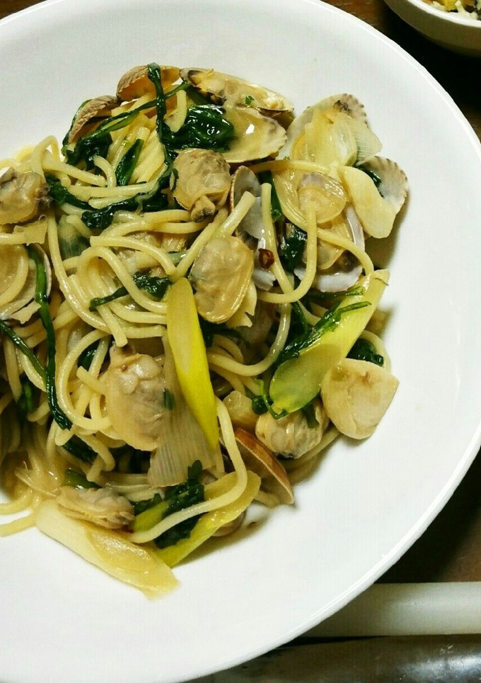 あさりと白ネギの和風パスタ-レシピのメイン写真