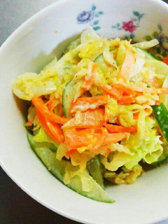 残り野菜でゴママヨサラダ-レシピのメイン写真