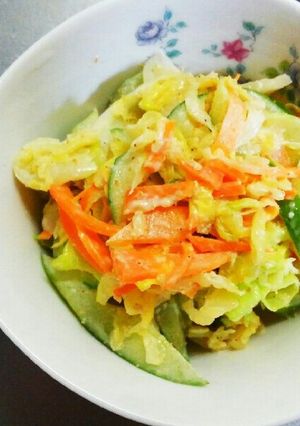 残り野菜でゴママヨサラダ-レシピのメイン写真