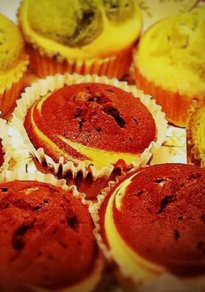 マーブルチョコレートカップケーキ-レシピのメイン写真