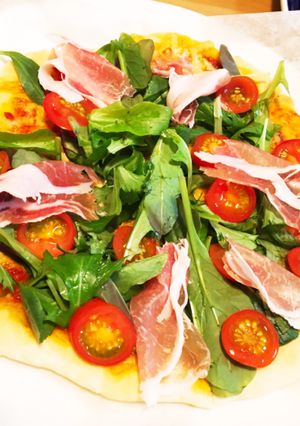 手ごねミックスピザ☆サラダピザ-レシピのメイン写真