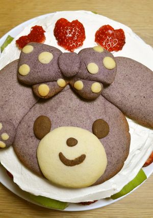*ぼんぼんりぼん*クッキーonケーキ-レシピのメイン写真