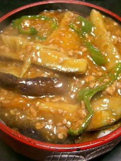 麻婆ナス丼-レシピのメイン写真