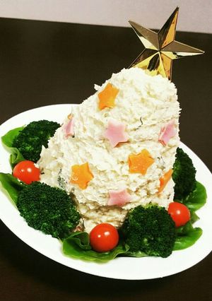 ポテサラツリー☆ポテトサラダ☆クリスマス-レシピのメイン写真