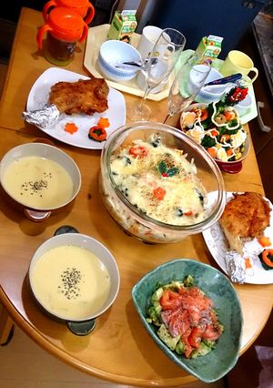 クリスマスディナーのチキンドリア-レシピのメイン写真