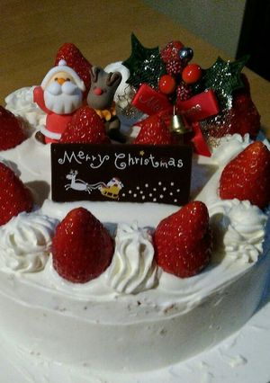 ☆クリスマスデコレーションケーキ☆-レシピのメイン写真