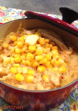 白菜とお揚げの甘辛味噌ミルフィーユ鍋-レシピのメイン写真