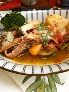 野菜スープ煮込みハンバーグ-レシピのメイン写真