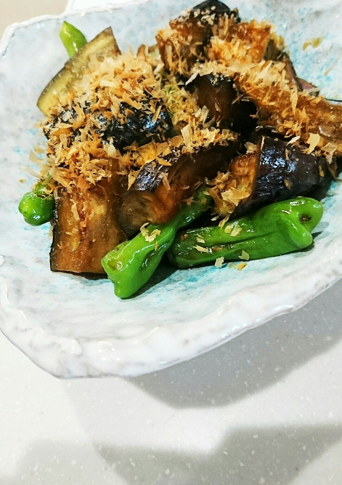 ワンパン時短なすとししとうの揚げびたし風-レシピのメイン写真